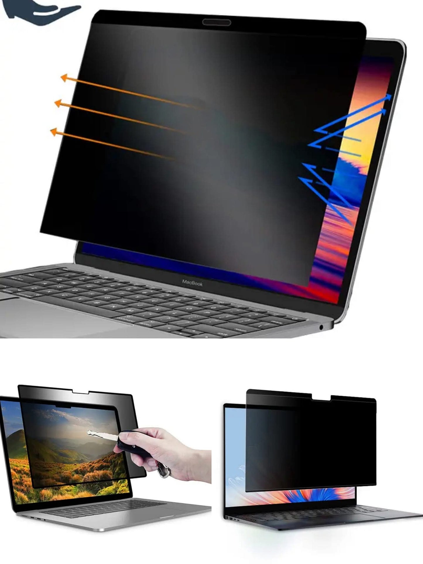 Kit de Protection complète pour MacBook - Coque (Housse) + Antichoc + protecteur de clavier et contour