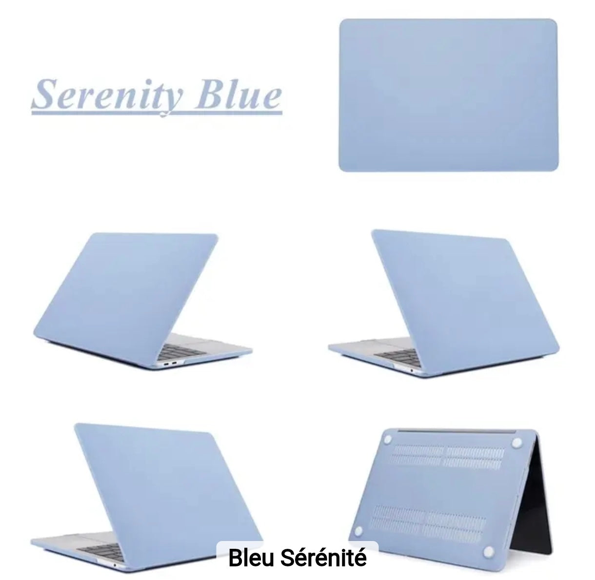 Kit de Protection complète pour MacBook - Coque (Housse) + Antichoc + protecteur de clavier et contour